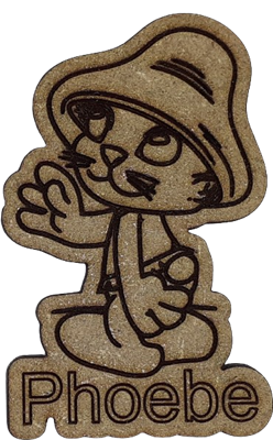 Magnet - Smurf Cat personnalisable